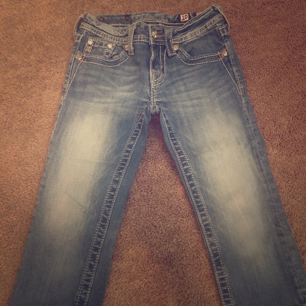 Girls Miss Me Capri Jeans